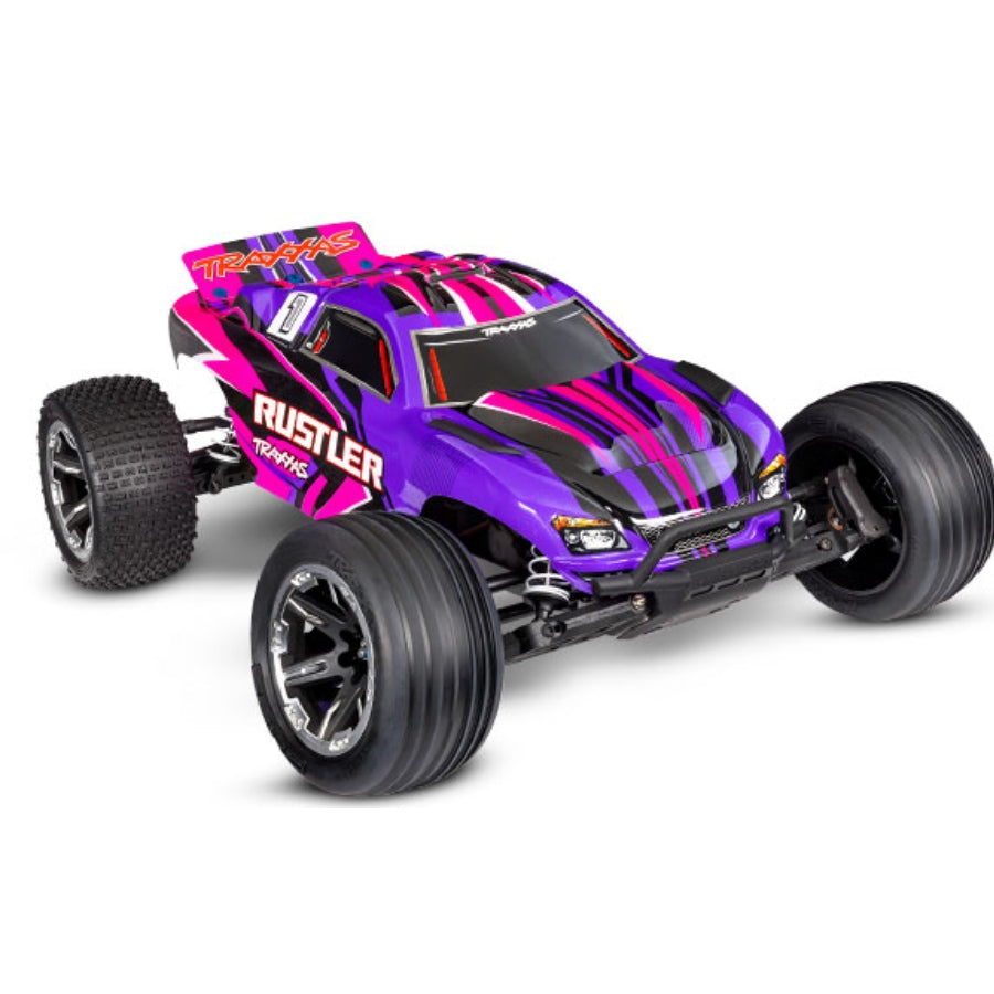 Traxxas Rustler 1 10 Scale R C Stadium Truck with TQ 2.4 GHz radio system 37254