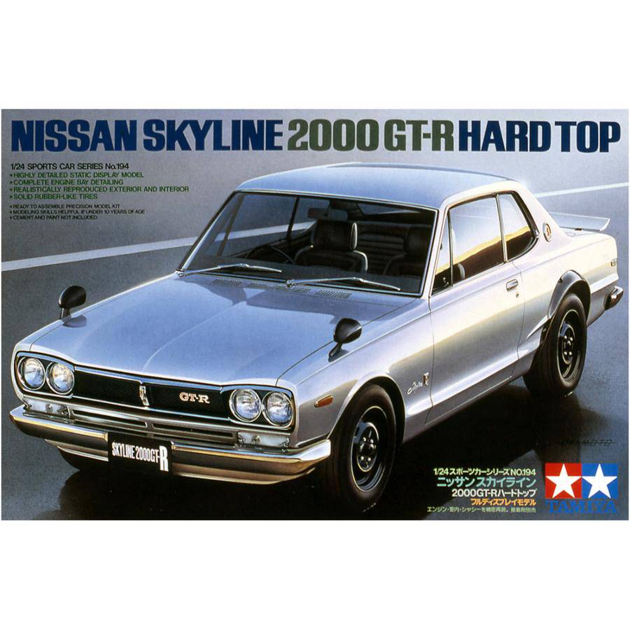 Tamiya Nissan Skyline 2000 GT-R H.T. 1/24 Scale Kit 24194 – Aussie Hobbies