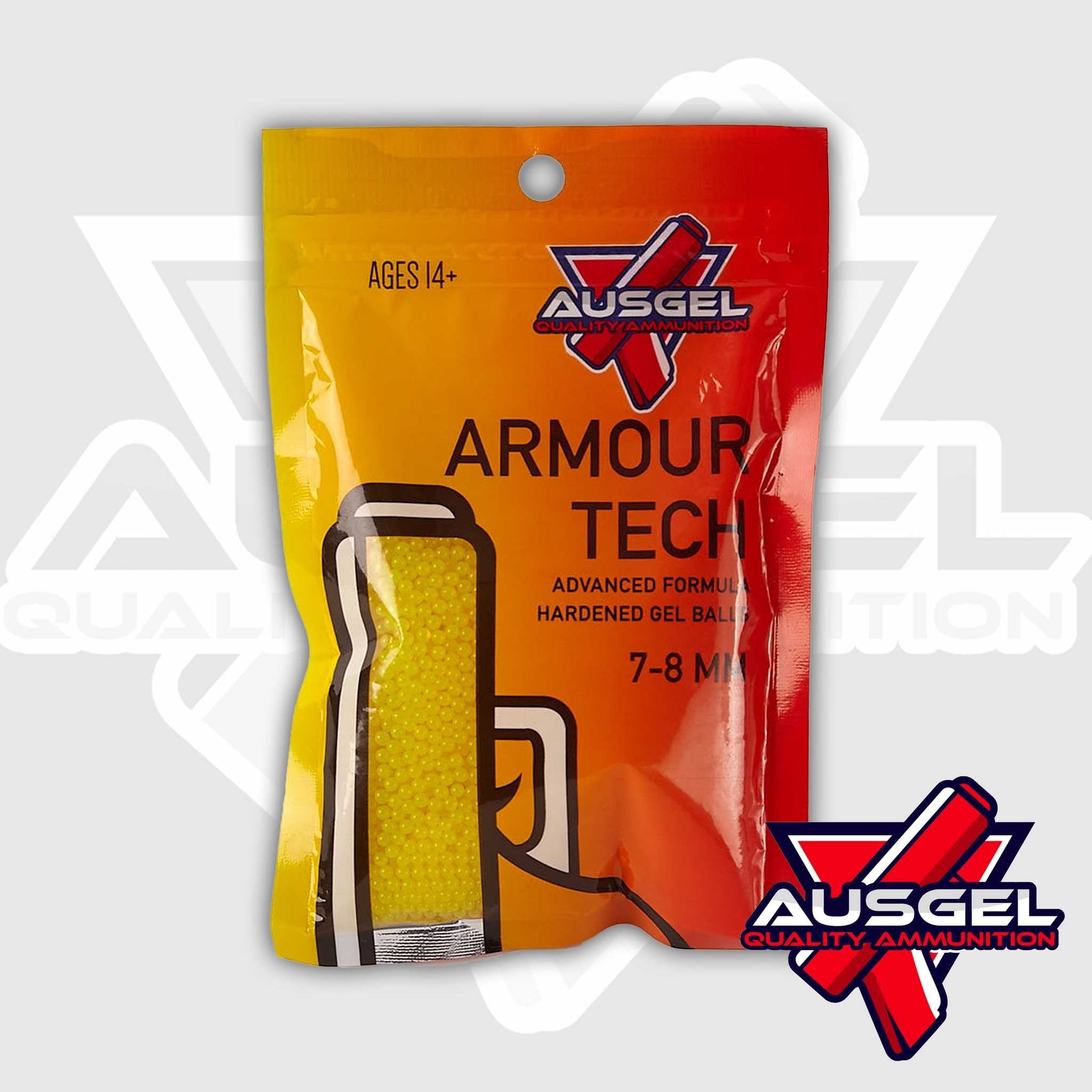 ARMOUR TECH HARDENED GEL BALLS  - YELLOW - AH Tactical 