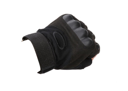 Tactical Fingerless Gloves - Black - AH Tactical 