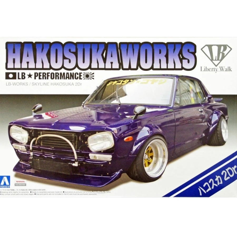 Aoshima A001149 1/24 Lb Works Hakosuka 2DR