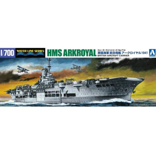 Aoshima 1/700 British Aircraft Carrier HMS Arkroyal 1941