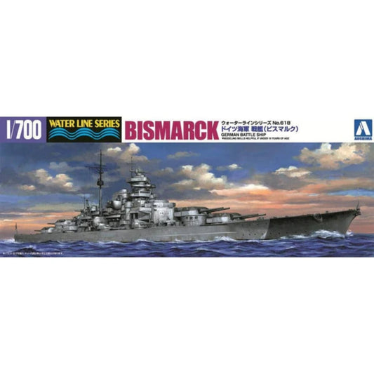 Aoshima 1/700 GERMAN BATTLESHIP BISMARCK