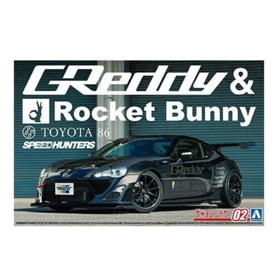 Aoshima 1/24 ZN6 TOYOTA 86 12 GREDDY and ROCKET BUNNY VOLK RACING Ver. TOYOTA