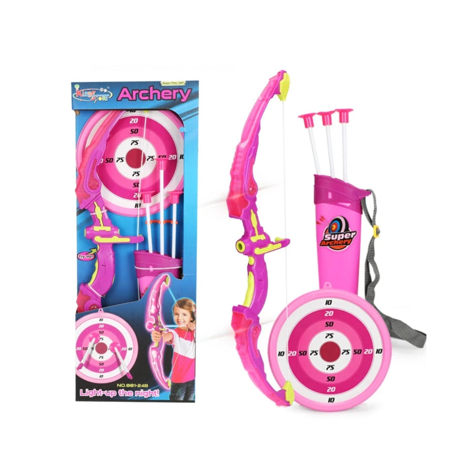 Kids Archery Set Luminous Bow Outdoor Toy