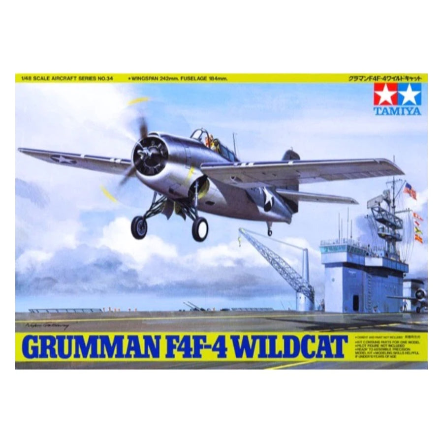 Tamiya Grumman F4F-4 Wildcat_ Aussie Hobbies