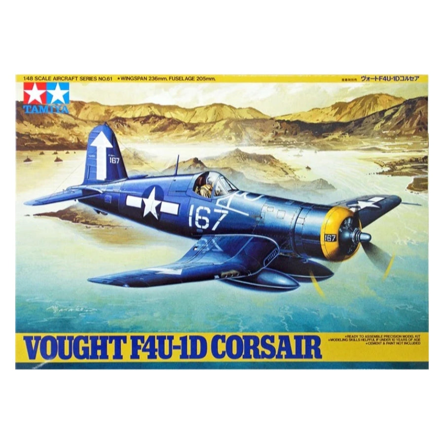 Tamiya Vought F4U-1D Corsair Plastic Model Kit 61061