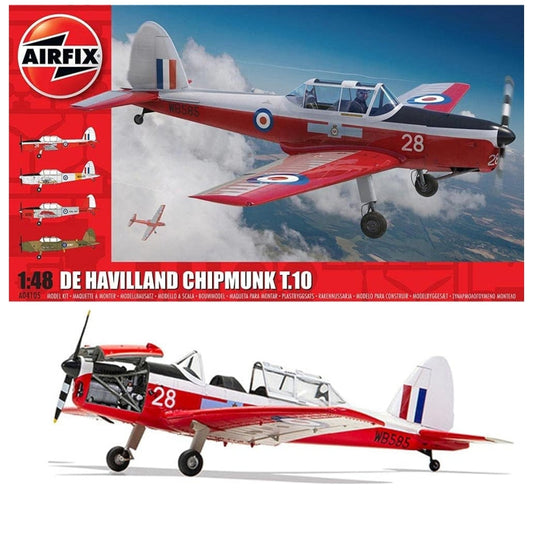 Airfix 1:48 Scale De Havilland Chipmunk T.10 Model Kit