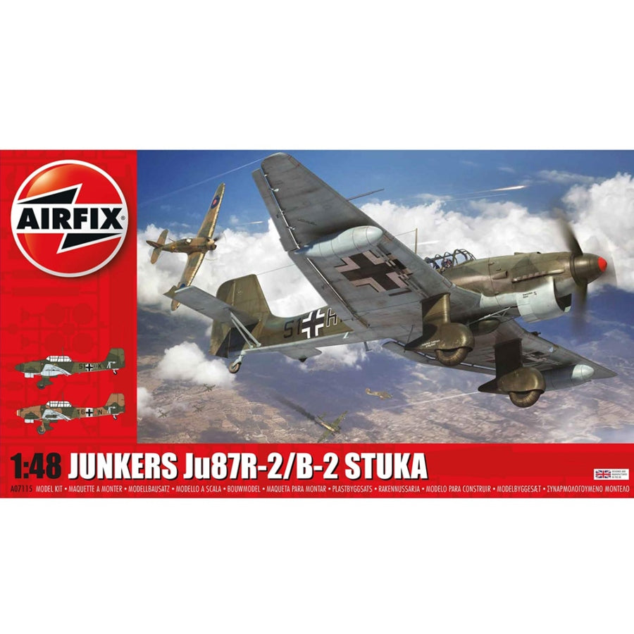 Airfix A07115 Junkers Ju87R-2/B-2 Stuka 1:48 Scale Model Kit