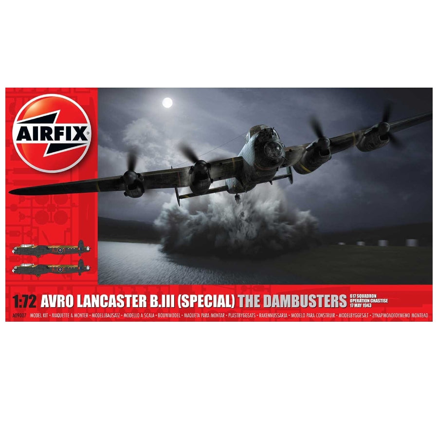 Airfix – 1/72 Scale Avro Lancaster B.III Special The Dambusters Plastic Kit