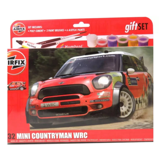 Airfix 1/32 Mini Countryman WRC Scaled Plastic Model Kit