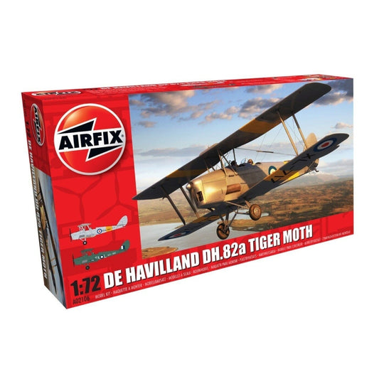 Airfix 02106 De Havilland Tiger Moth 1/72 Scale Plastic Model Kit