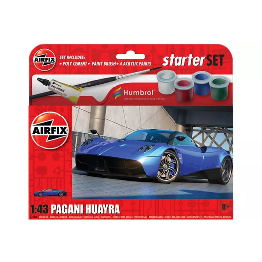 Airfix 1/43 Pagani Huayra Scaled Plastic Model Starter Kit