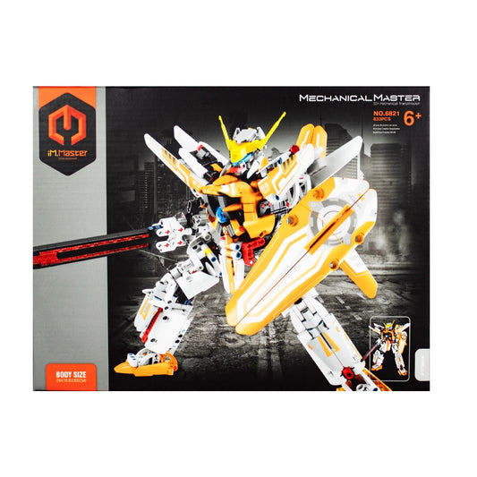 IM Master Mecha Building Block Set Orange 833pcs