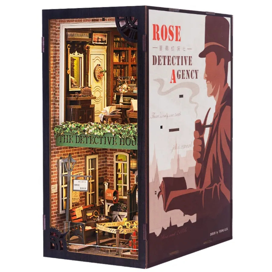 Rose Detective Agency DIY Miniature House Book Nook