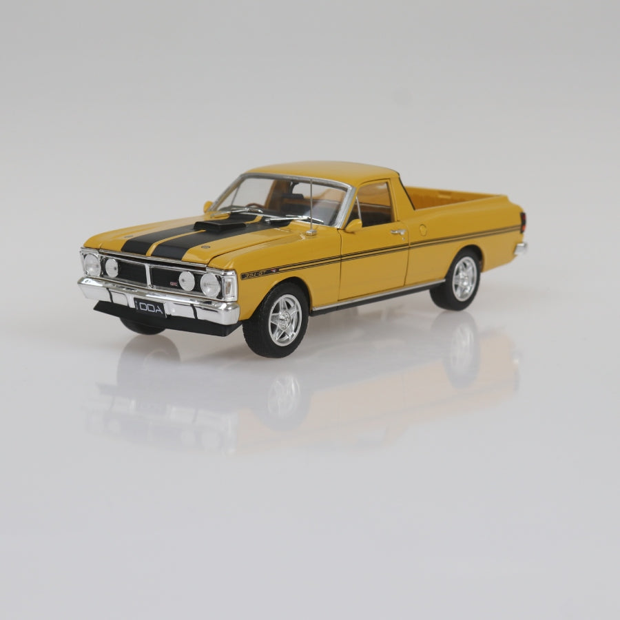 DDA Yellow Ochre 1971 XY GTHO Ford Falcon Ute 1:24 Scale Diecast