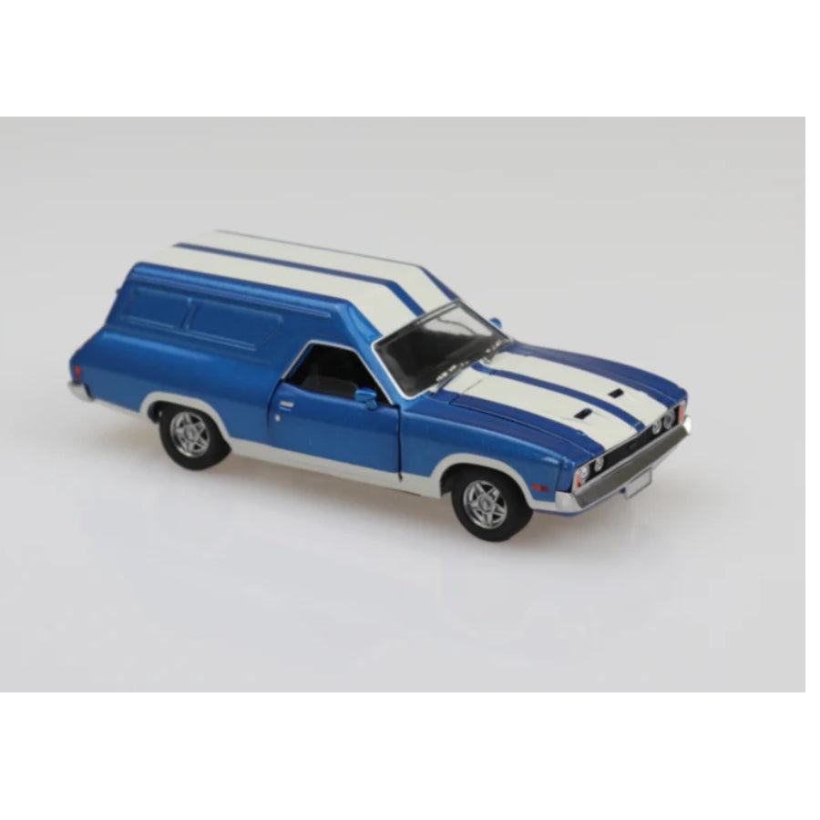 DDA 1:32 Ford XC Panel Van -- Dark Blue w/White Stripes