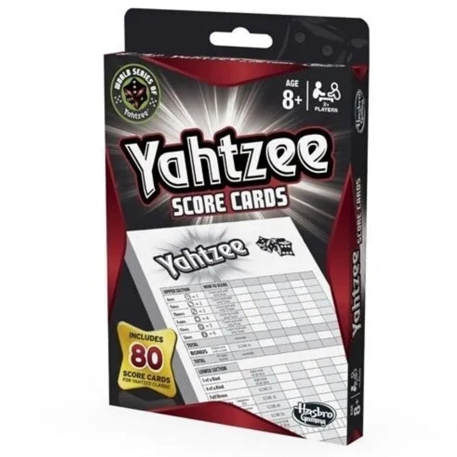 Yahtzee Board Game Score Cards