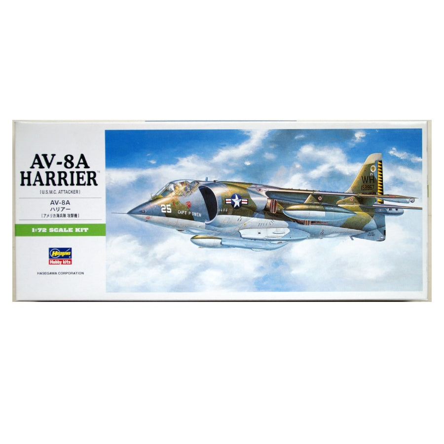 Hasegawa B10 AV-8A Harrier 1/72 Scale Kit