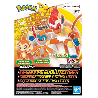 Bandai Pokemon Infernape Evolution Set Plastic Model Kit