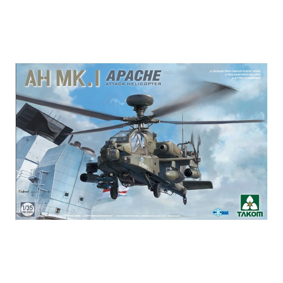 Takom 2604 1/35 AH MK.I Apache Attack Helicopter