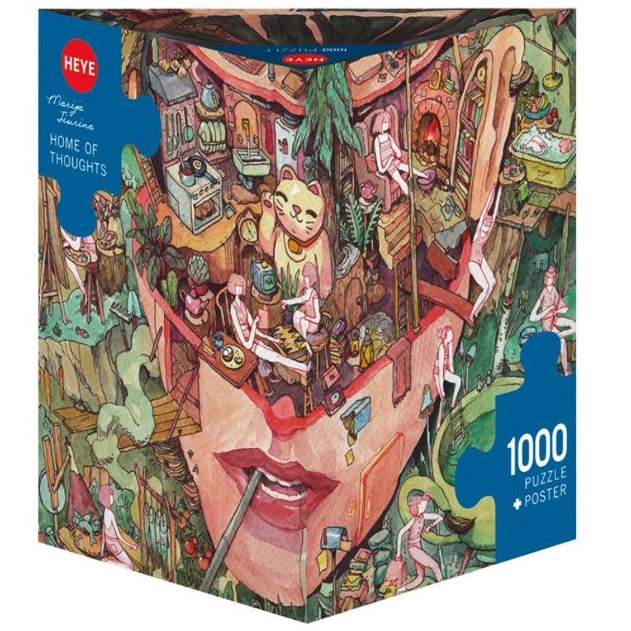 Heye Tiurina,Home Of Thoughts Jigsaw Puzzle, 1000 Piece