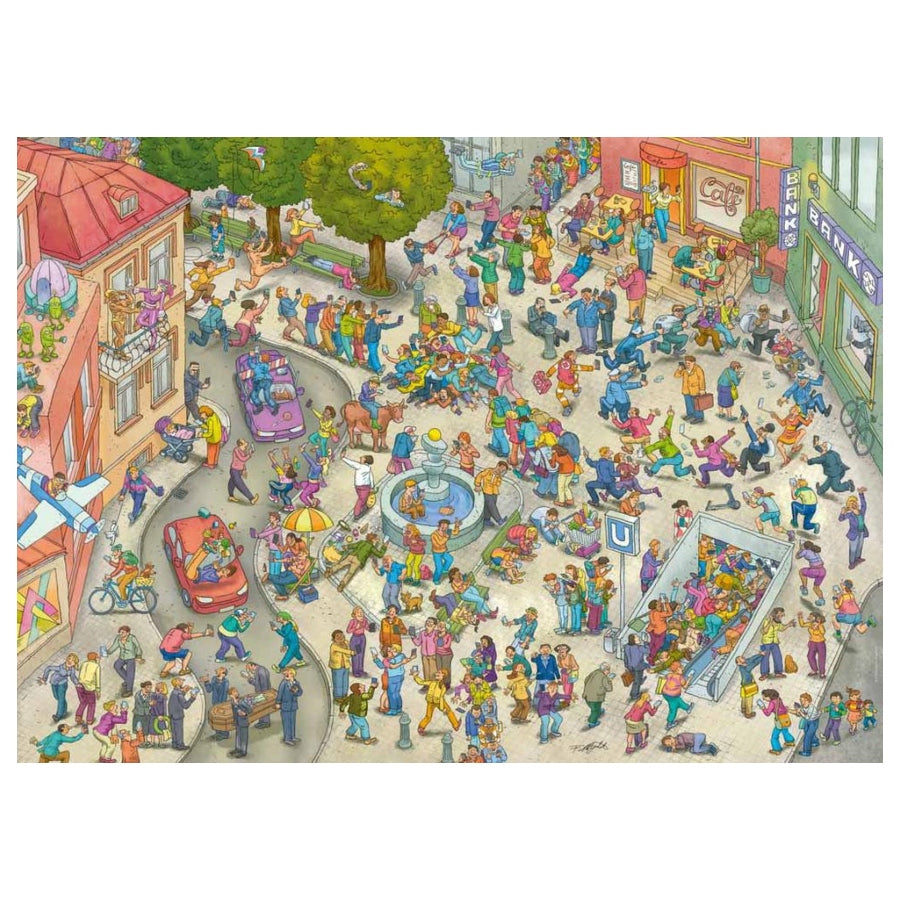 Heye Mitgutsch, Mobile Zombies Jigsaw Puzzle, 1000pc