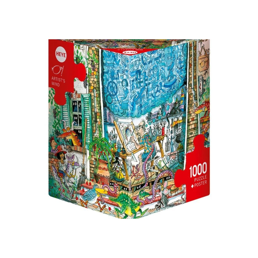 Heye Korky Paul, Artist's Mind Jigsaw Puzzle, 1000 Piece