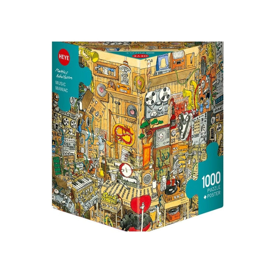 Heye Adolfsson, Music Maniac Jigsaw Puzzle, 1000 Piece