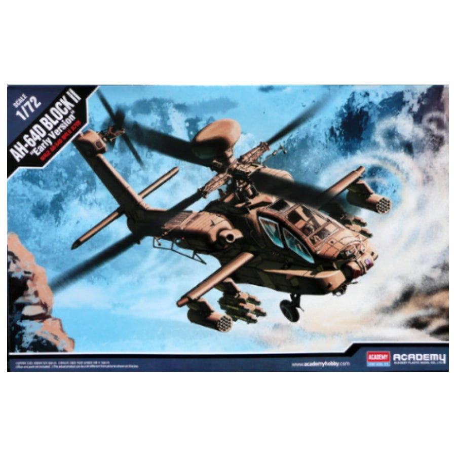 Academy 1/72 AH-64D Block II Apache Plastic Model Kit