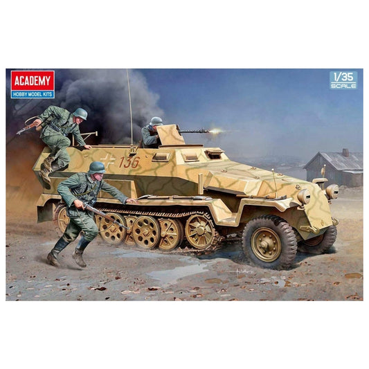 Academy 1/35 German Sd.Kfz.251 Ausf.C Plastic Model Kit