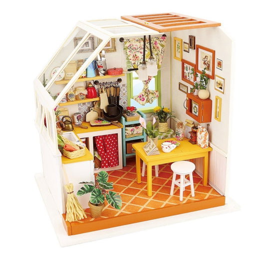 Rolife Wooden Model DIY Minature House Jason's Kitchen