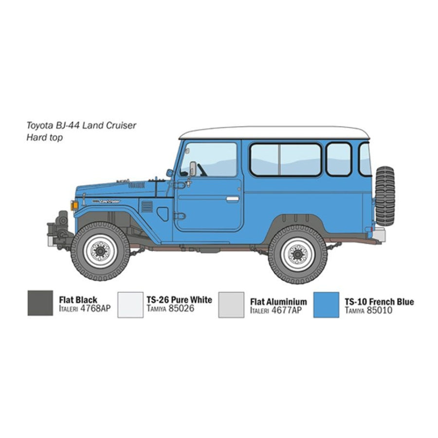 Italeri Toyota Land Cruiser BJ-44 Soft Top/Hard Top 1:24