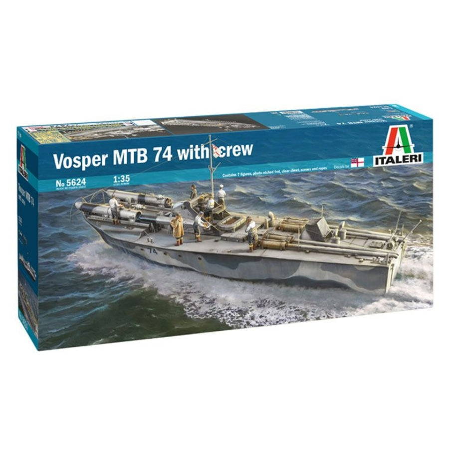 Italeri Vosper 74 Torpedo Boat with Crew 1:35.