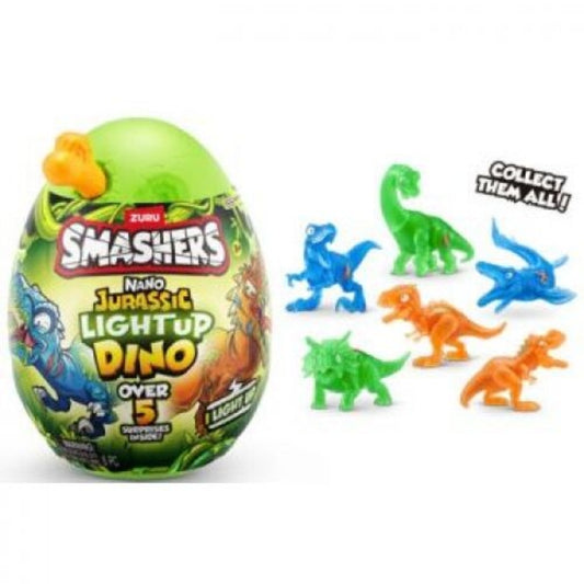 ZURU Smashers Jurassic Light-Up Nano Egg