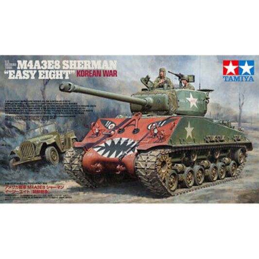 Tamiya 1/35 Korean War US Medium Tank M4A3E8 Sherman East Eight