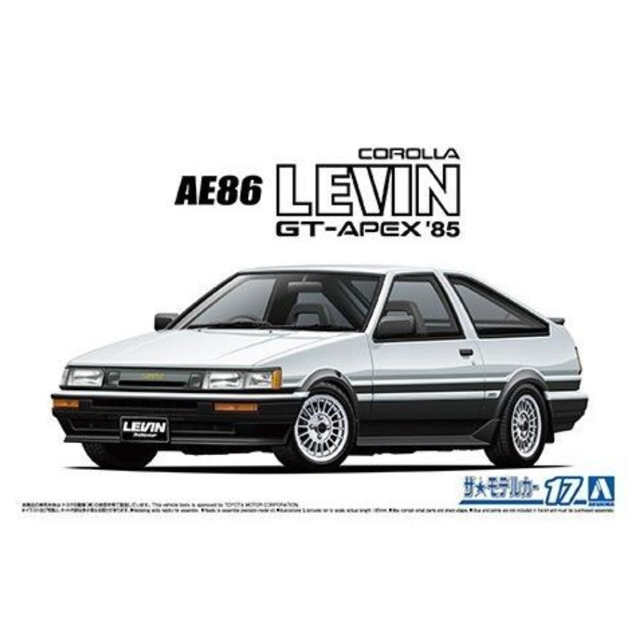 Aoshima A006192 1/24 Toyota AE86 Corolla Levin GT-APEX 1985