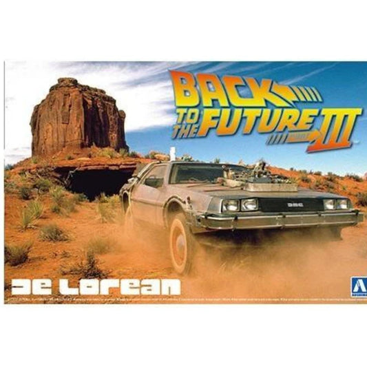 Aoshima 1:24 Back to the Future Part III DeLorean Railroad Ver