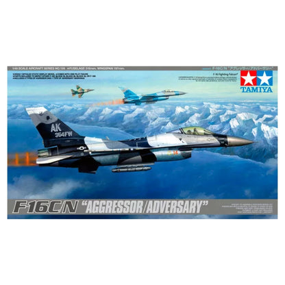 Tamiya 61106 1/48 Scale Model USAF F-16C/N Aggressor/Adversary Fighting Falcon