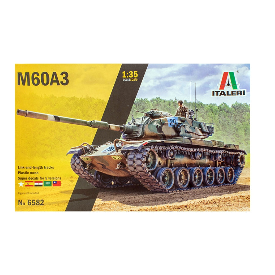 ITALERI 6582 Military Model 1/35 M60A3 Medium Battle Tank T6582