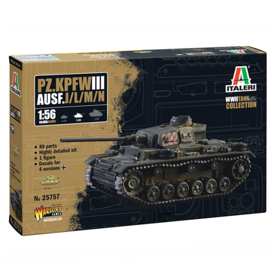 Italeri 25757 Pz.Kpfw. III Ausf. J/L/M/N