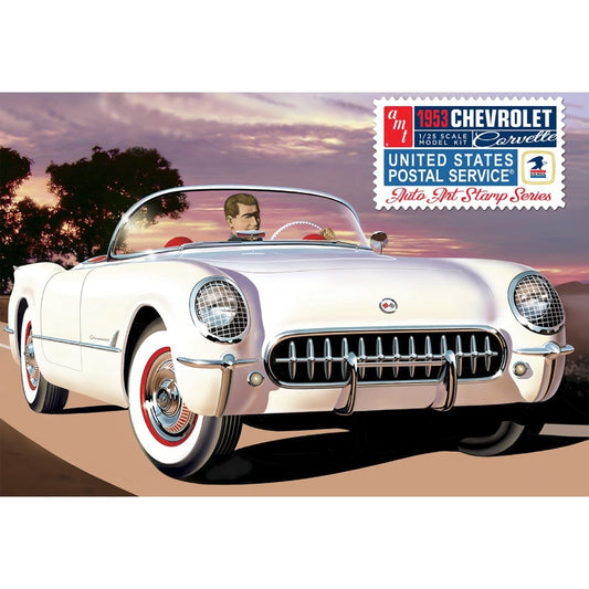 AMT 1/25 1953 Chevy Corvette (USPS Stamp Series) Plastic Model Kit