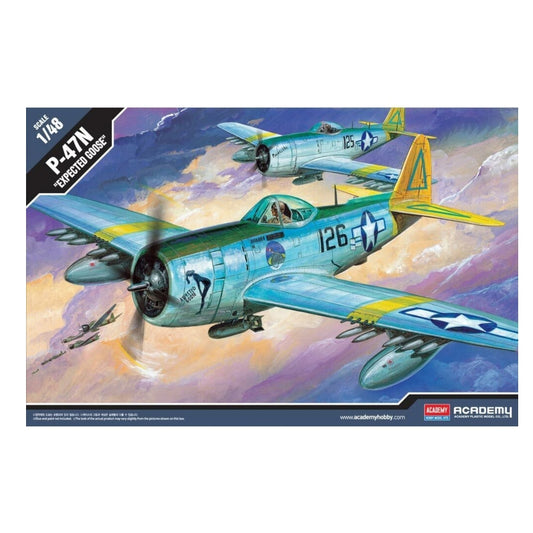 Academy 1/48 P-47N Special Expected Goose Plastic Model Kit [12281]