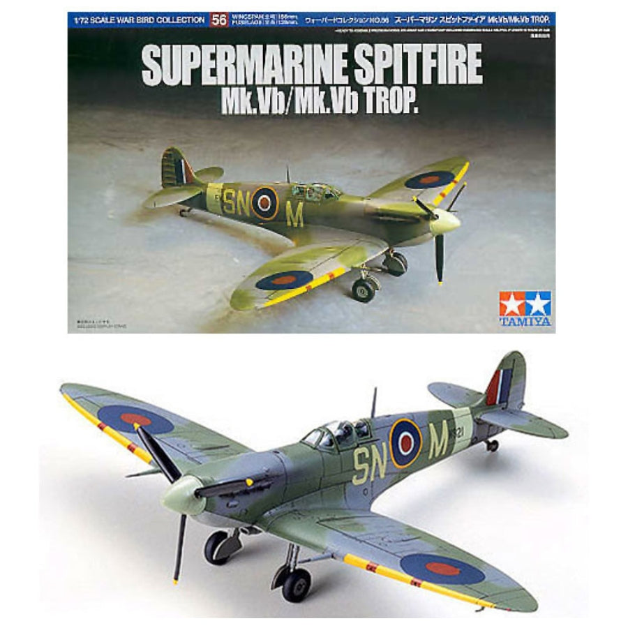 Tamiya 1/72 Spitfire MK. VB/MK VB Trop 60756