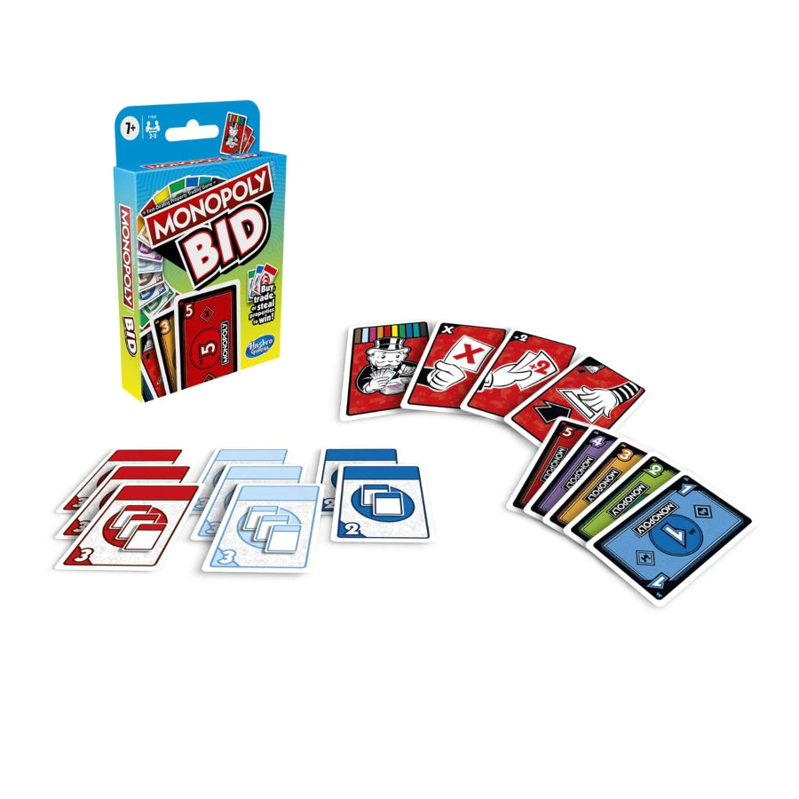 Monopoly Bid Card Game