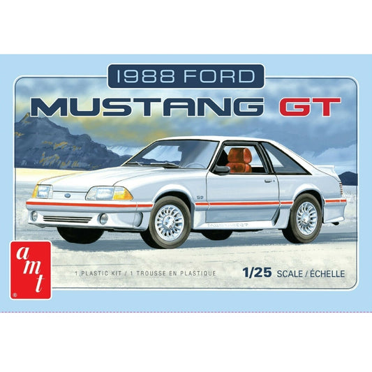 AMT 1216M 1/25 1988 Ford Mustang 2T Plastic Model Kit