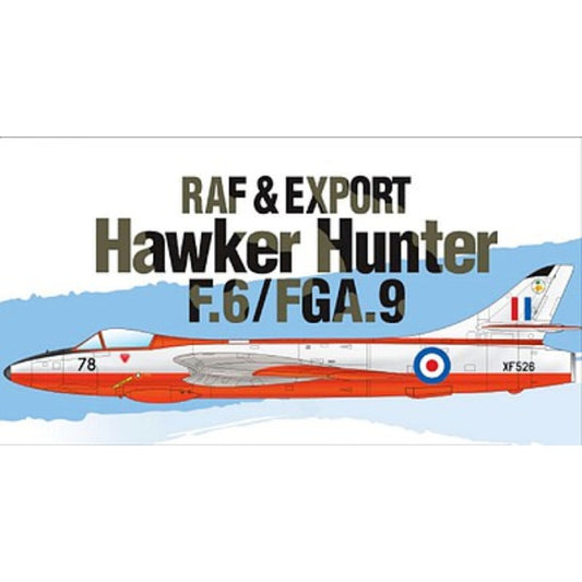 Academy 1/48 RAF & Export Hawker Hunter F.6/FGA.9 Plastic Model Kit [12312]