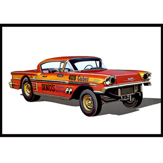 AMT 1958 Chevy Impala Hardtop Ala Impala 1:25 Scale Model Kit