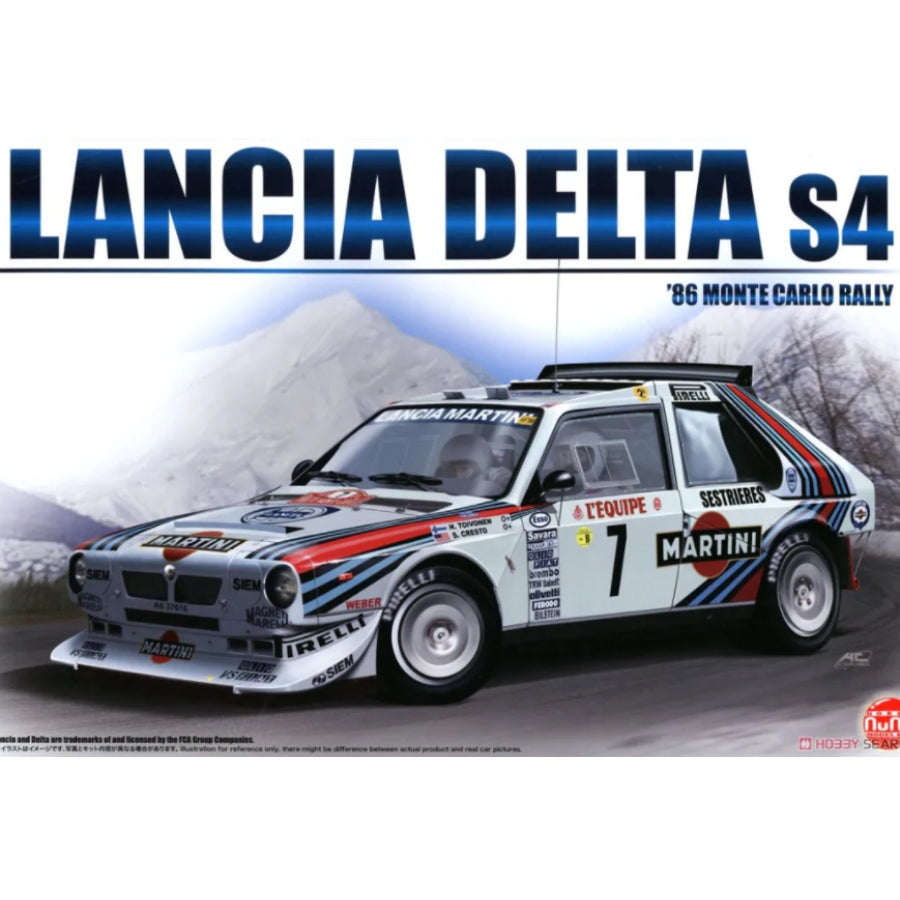 NuNu 1/24 Lancia Delta S4 Martini Montecarlo rally 1986 Plastic Model Kit [24030]