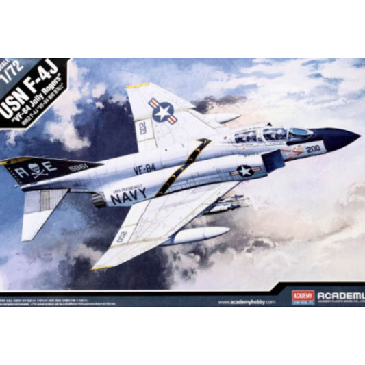 Academy 12529 1/72 USN F-4J "VF-84 Jolly Rogers" Phantom II Plastic Model Kit